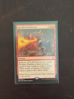 Reckless Endeavor - MTG - Sleeved near mint 033/062 - Image 1