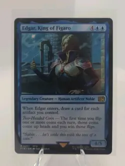 Edgar, King of Figaro #0051 R Regular FFVI MTG Final Fantasy NM - Image 1