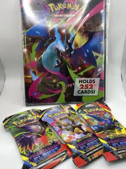 Pokemon Phantasmal Flames Booster Packs & Binder Bundle NEW - Image 2