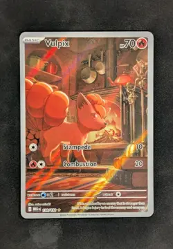 Pokemon Vulpix 138/132 MEG Secret Rare Full Art Holo EN - Image 1