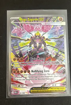 Pokemon TCG Mega Zygarde EX 120/088 Perfect Order SIR - Image 1