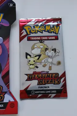 POKEMON DESTINED RIVALS 1 BOOSTER PACK AND 2 FUN PACKS SEALED - Image 4