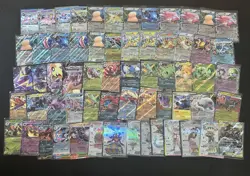 Pokemon TCG Full Art Holo ex promo gx Lot English 62 total eevolution - Image 1