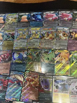 Pokemon TCG Full Art Holo ex promo gx Lot English 62 total eevolution - Image 4