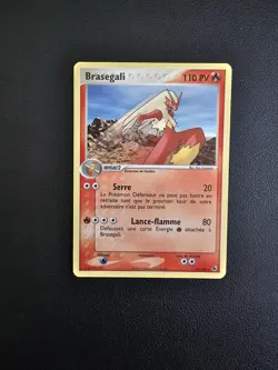 Carte Pokemon RARE Brasegali 15/109 EX Rubis Saphir Bloc EX FR NM - Image 1