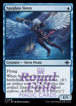 Spyglass Siren 1x FOIL Lost Caverns of Ixalan MTG LCI Uncommon MINT blue - Image 1