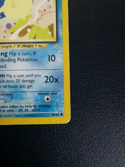Pokemon Card Qwilfish 49/64 Neo Revelation Common WOTC - Image 5