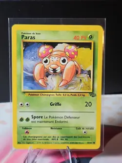 FRENCH - Paras - 59/64 - Jungle Set - Unlimited - Common - Pokemon - WOTC - Image 1