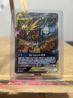 Pokemon TCG Moltres Zapdos Articuno GX SM210 Hidden Fate Promo - Image 1
