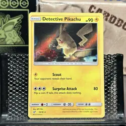 Pokemon TCG Detective Pikachu 10/18 Holo Rare - NM - Image 2