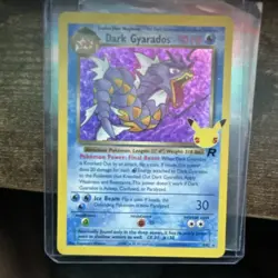 Dark Gyarados 8/82 Team Rocket Holo Rare English 2000 70HP Pokemon TCG - Image 1