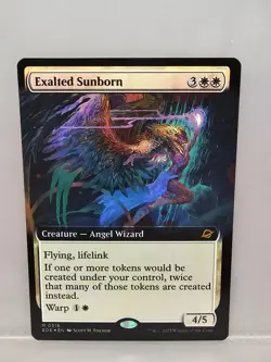 MTG Exalted Sunborn - Edge of Eternities #318 - Ext Art Foil - NM Mythic - Image 1