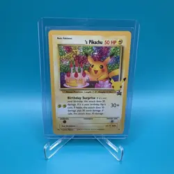 Pokemon Birthday Pikachu 24/53 Celebrations Classic Collection Holo NM - Image 3