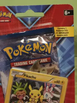 NEW SEALED Pokemon XY Breakpoint Blisters Pikachu XY95 Promo 2016 Checklane - Image 2