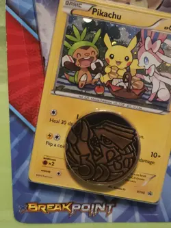NEW SEALED Pokemon XY Breakpoint Blisters Pikachu XY95 Promo 2016 Checklane - Image 4