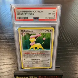 DELCATTY HOLO - PSA NM 8 - 2009 Pokemon Platinum #4/127 - Image 1