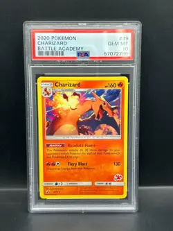 Pokemon PSA 10 GEM MT Charizard 3/70 Battle Academy #39 Stamped 2020 S#2789 - Image 1