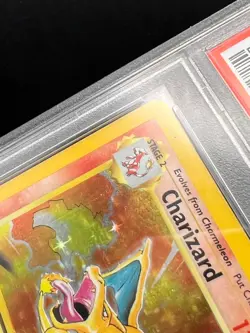 Pokemon PSA 7 NM Charizard 4/102 Base Set Unlimited Holofoil 1999 S#0037 - Image 2