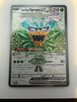Teal Mask Ogerpon EX 190/167 - Twilight Masquerade - Pokemon TCG - Image 1
