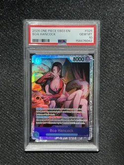 2026 ONE PIECE EB03-026 EXTRA BOOSTER HEROINES EDITION BOA HANCOCK PSA 10 - Image 1