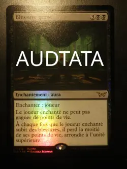 mtg magic Grievous Wound FOIL FRENCH vf fr blessure grave - Image 1