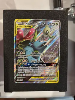 Celebi & Venusaur GX SM167 SM Promo TAG TEAM Holo 270 HP English - Image 1