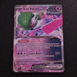 The Pokemon Company Iron Valiant ex 068 SV Promo Rare Holo Basic English - Image 1
