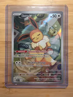 Eevee 173 Promo Prismatic Evolutions Pokemon Center Exclusive Black Star NM - Image 1