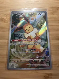 Eevee 173 Promo Prismatic Evolutions Pokemon Center Exclusive Black Star NM - Image 2