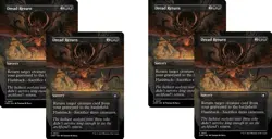 4x - Dread Return - Borderless #637 - x4 - Commander Masters - CUC NM MTG - Image 1