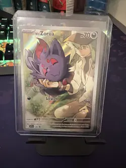Pokemon TCG Journey Together N's Zorua Promo Card SVP 189 NM Condition - Image 1