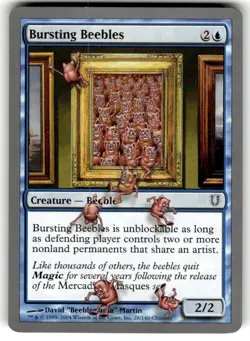 Bursting Beebles Unhinged Regular MTG NM - Image 1