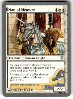 Man of Measure Unhinged Regular MTG - Image 1