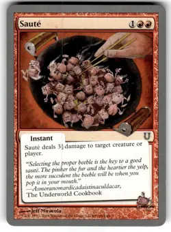 Saute x1 MTG Unhinged Common Red Instant NM - Image 1