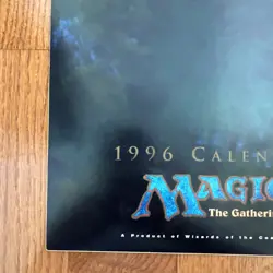 Magic the Gathering Calendar MTG, Vintage 1996! RARE Fallen Empires IceAge - Image 4