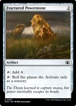 X 1 Fractured Powerstone NM Commander March of The Machine 357 MTG Magic - Image 1