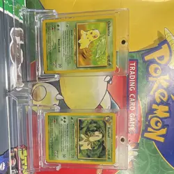 Wizards Pokemon TCG Neo Genesis Chikorita 54/111 Bayleef 28/111 Lot 2 Eng 2000 - Image 1