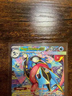 Pokemon TCG Mega Greninja ex 116/086 Chaos Rising Holo - Image 4