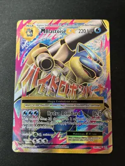 Pokemon TCG M Blastoise EX 102/108 Evolutions Full Art Holo Ultra Rare - Image 1