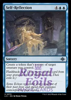 Self-Reflection 4x FOIL Lost Caverns of Ixilan MTG LCI Uncommon MINT blue - Image 1