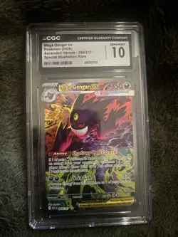 Mega Gengar ex 284/217 Ascended Heroes SIR Holofoil CGC 10 Gem Mint 2026 - Image 1