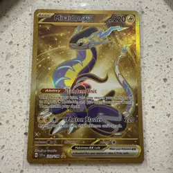 Miraidon ex 253/198 Scarlet & Violet Gold FA Hyper Rare Holo Pokemon TCG 2023 NM - Image 1