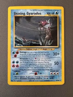 Pokemon TCG Shining Gyarados Holo Secret Rare Neo Revelation 65/64 (MP) - Image 1