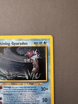 Pokemon TCG Shining Gyarados Holo Secret Rare Neo Revelation 65/64 (MP) - Image 3