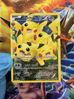 Pikachu Pile RC29/RC32 Full Art Generations Radiant Collection Pokemon TCG 2016 - Image 1