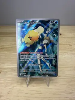 Misty’s Psyduck 193/182 IR Holo Rare Pokemon Destined Rivals 2025 NM - Image 1