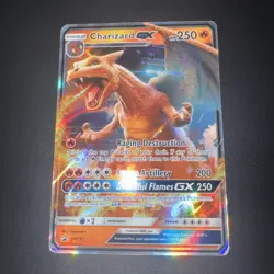 Pokemon TCG Charizard GX SM195 Detective Pikachu Promo Holo LP - Image 1