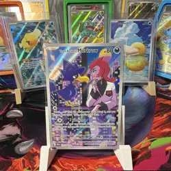 Team Rocket's Murkrow 200/182 Sv10 Illustration Rare Holo English - Image 1