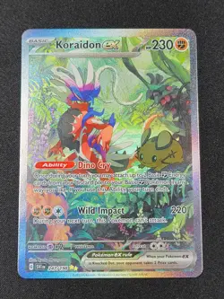 Pokemon TCG Koraidon ex 247/198 Scarlet & Violet Special Illustration Rare - Image 1