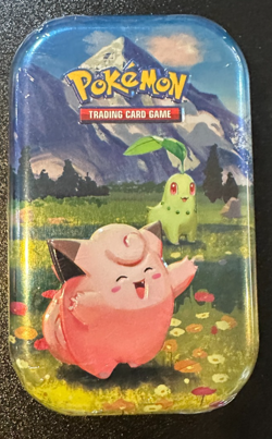 Pokemon TCG Mega Evolution Ascended Heroes Clefairy/Chikorita Mini Tin - Sealed - Image 1
